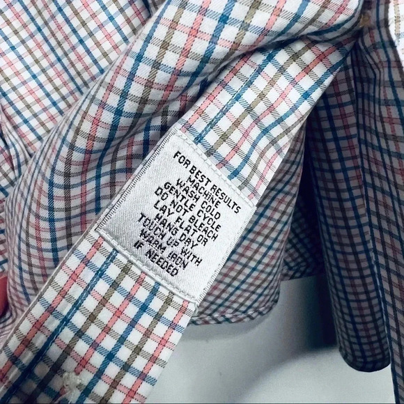 Peter Millar Men’s Cotton Button Down Shirt Size Large - Picture 7 of 8